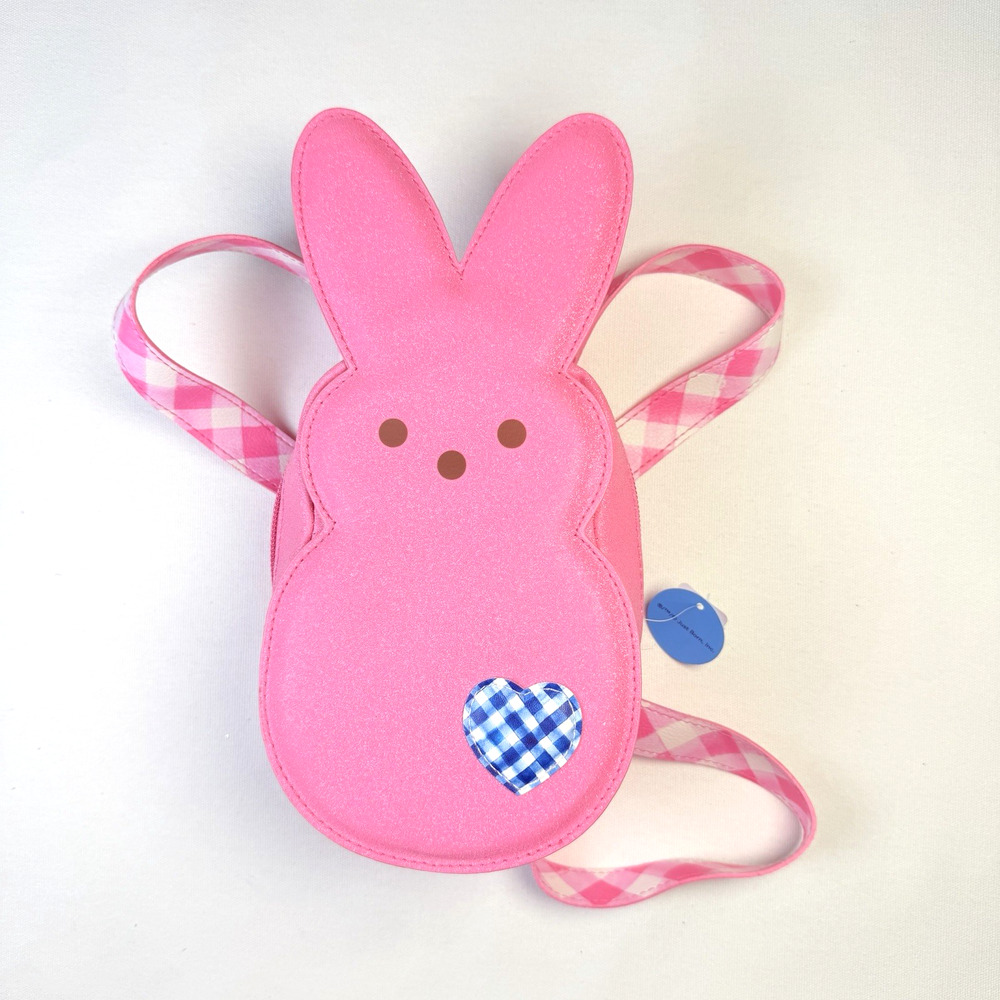 New with Tags Peeps Bath & Body Works Rabbit Pink Backpack 10 inches